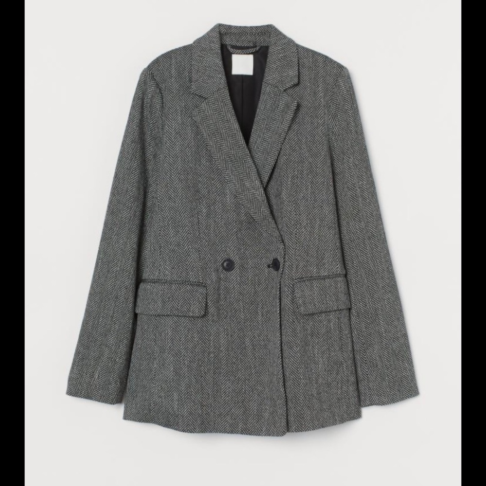 H&M herringbone blazer in excellent used condition.